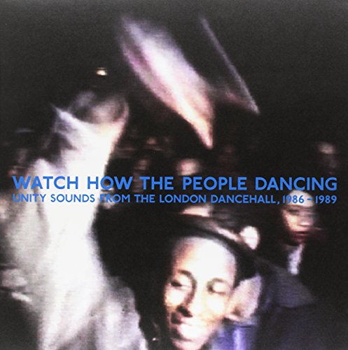 Blurred photo of dancers with album title "Watch How The People Dancing".
