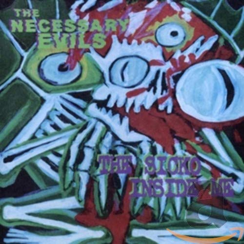 CD cover with abstract, colorful painting of a distorted face.