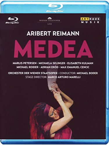 Blue-ray case with black cover featuring a woman in red, holding hands to her head.