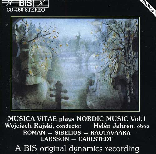 CD cover for “Nordic Music, Vol. 1” featuring a misty, wooded landscape.