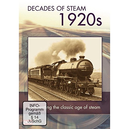 DVD cover featuring a black steam locomotive from the 1920s.