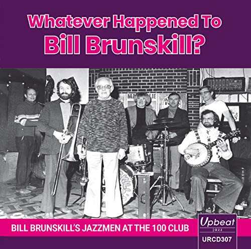 "CD cover with black-and-white band photo and purple title banner."