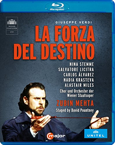 "Blu-ray cover featuring a man in a blue coat with hands raised."