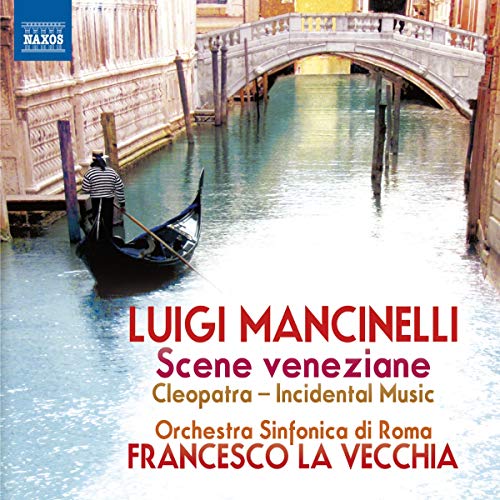 CD cover: Venetian canal scene with gondola and composer’s name.
