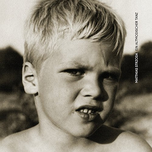 Black and white vinyl record cover with a young boy's portrait and German text.