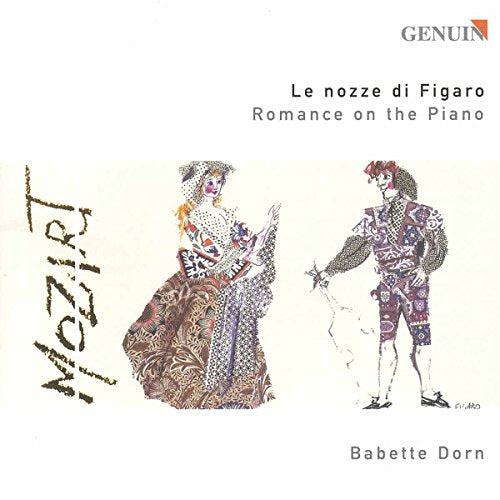 CD cover for “Le Nozze di Figaro” featuring illustrated figures in costume.