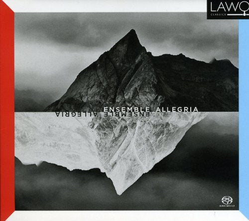 A CD case with a black-and-white mountain image and "ENSEMBLE ALLEGRA" text.
