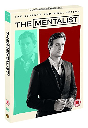 DVD box set for "The Mentalist" Season 7, featuring a man in a suit.