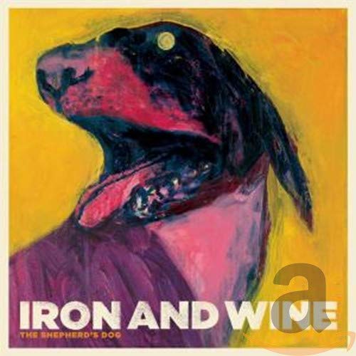 CD cover: painted portrait of a dog’s head on yellow background.
