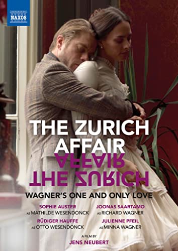 DVD cover for “The Zurich Affair” featuring a couple embracing.