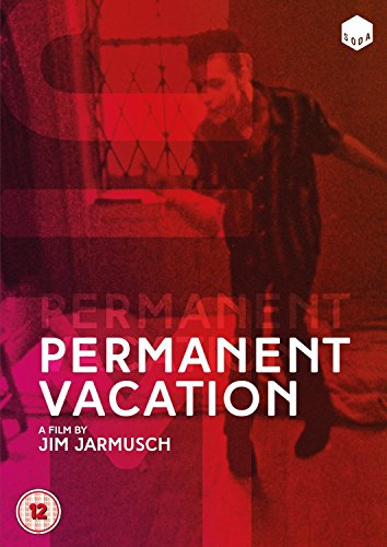 DVD cover for "Permanent Vacation" with a man standing in a dimly lit room.