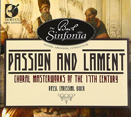 CD cover with a religious painting and text overlay, featuring "Passion and Lament" title.