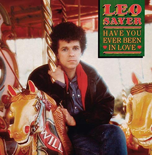 Leo Sayer album cover featuring the artist near a carousel horse.