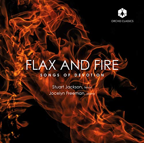 CD cover featuring orange flames against a black background with white text overlay.
