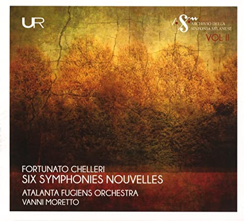 CD cover for Chelleri’s “Six Symphonies Nouvelles” with autumnal branches.