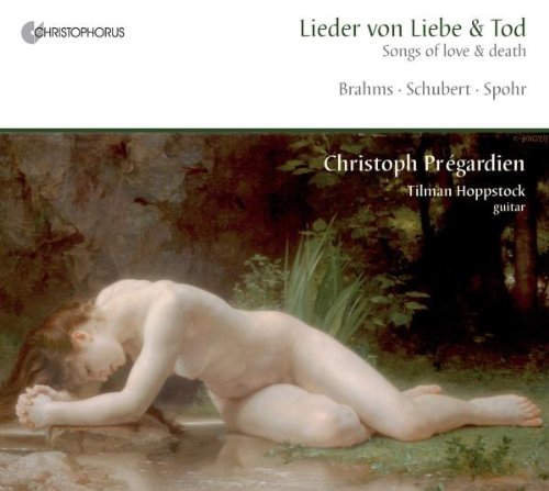 A classical music CD cover featuring a nude figure lying on a rocky surface.