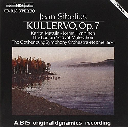 A CD cover with a serene lake scene and white text on a black background.