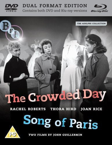 DVD cover for "The Crowded Day / Song of Paris" featuring three women.