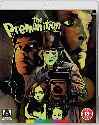 "Blu-ray case for 'The Premonition' with a collage of people's faces on the cover."