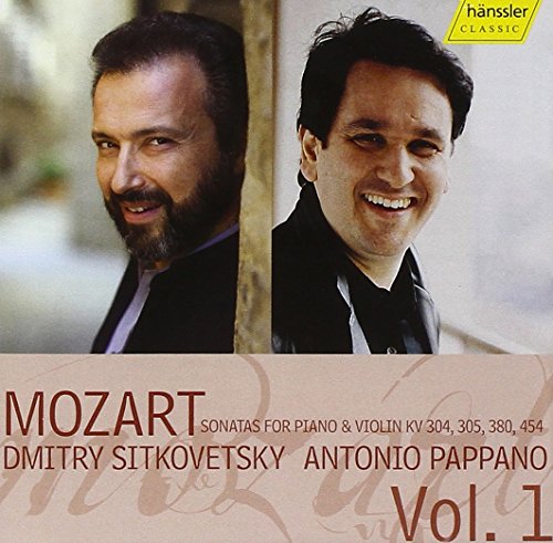 CD cover featuring portraits of Dmitry Sitkovetsky and Antonio Pappano.