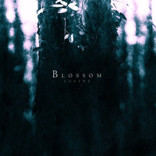 CD cover for Lustre’s “Blossom” with a blurred, dark floral image.