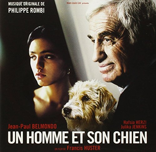 CD cover: man, woman, and dog with film title "Un Homme Et Son Chien".