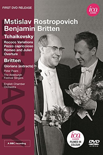 DVD cover featuring a black-and-white photo of two men in formal attire holding flowers.