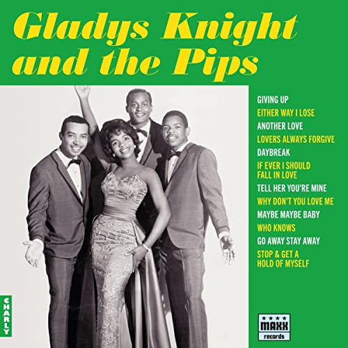 Gladys Knight & The Pips album cover with group portrait and tracklist.