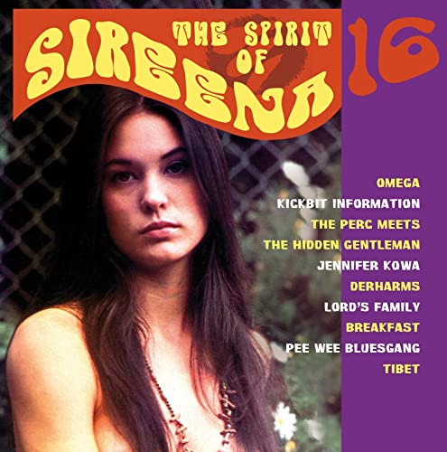 CD cover for “Spirit Of Sireena: Vol. 16” featuring a woman’s portrait.