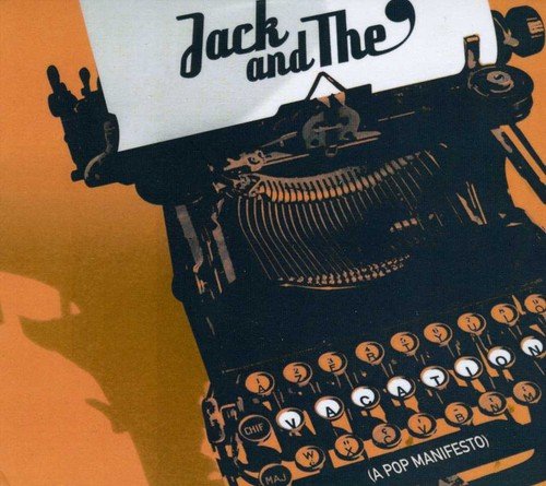 CD cover with a black and white illustration of a vintage typewriter.