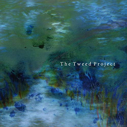 The image is a CD cover with a blue and green abstract background.