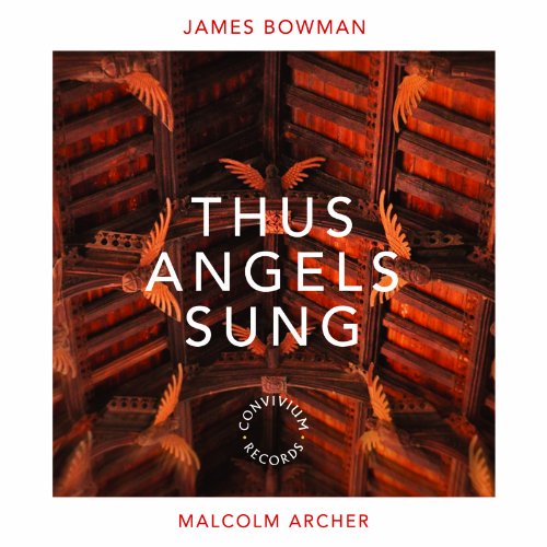 CD cover for “Thus Angels Sung” by James Bowman and Malcolm Archer.