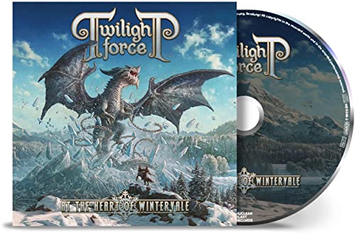 CD cover: dragon, snowy mountains, and band logo "Twilight Force".