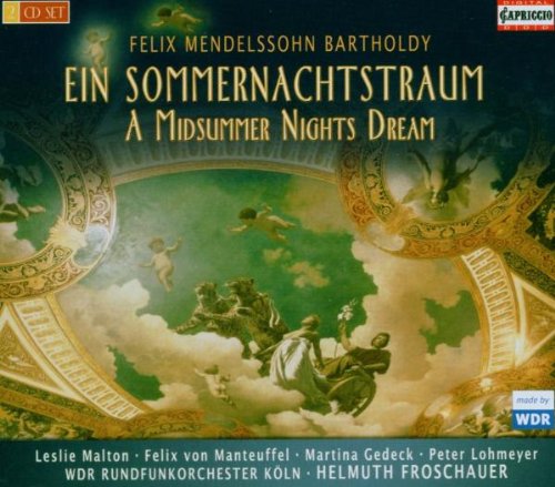 A CD cover featuring a classical music album with cherubs and ornate gold frame.