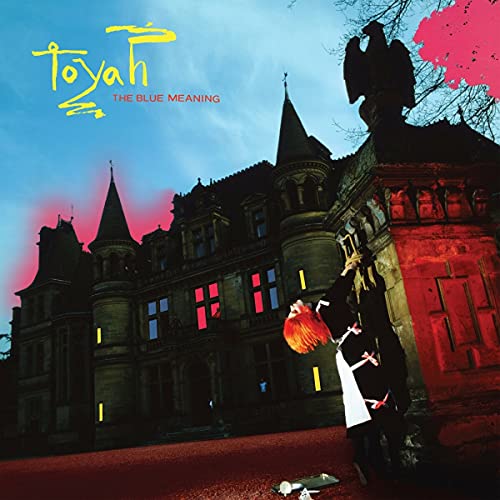 Toyah’s “The Blue Meaning” album cover: a castle with a bird and figure.