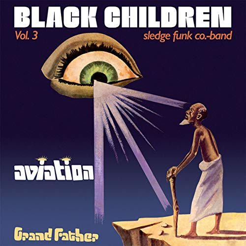 CD cover: large eye, older man with staff, and stylized text.