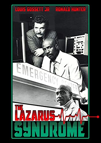 DVD cover for "Lazarus Syndrome" featuring two men in a hospital setting.