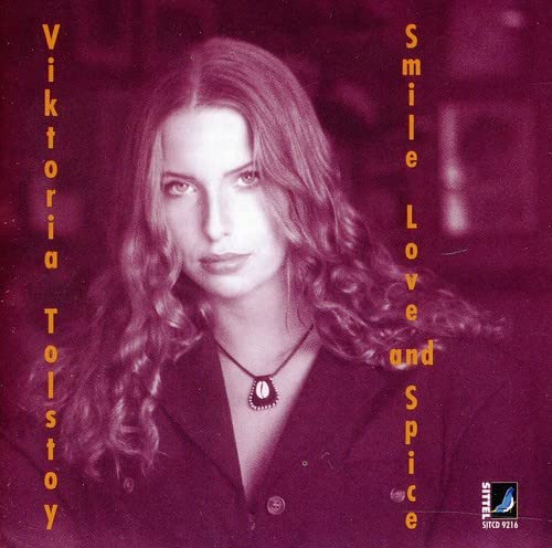CD cover featuring a portrait of Viktoria Tolstoy with text overlay.