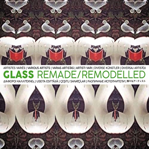 CD cover for “Glass Remade/Remodelled” featuring repeating bird and mannequin motifs.