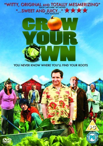 DVD cover for "Grow Your Own" featuring people in a garden.