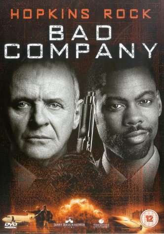 DVD cover for "Bad Company" featuring Anthony Hopkins and Sean Connery.