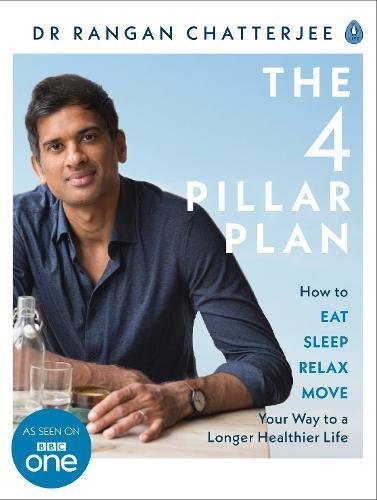 Book cover with a man sitting at a table, with a blue background.