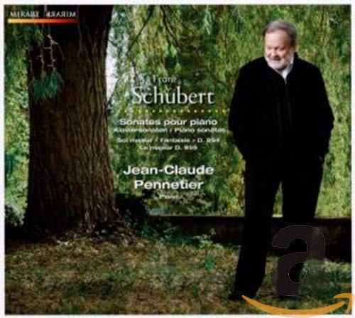 CD cover featuring pianist Jean-Claude Pennetier standing by a tree.