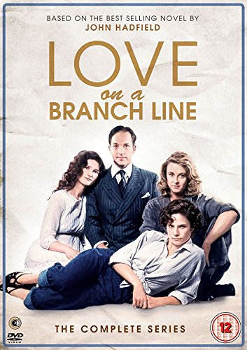 DVD cover for “Love on a Branch Line” featuring four people.