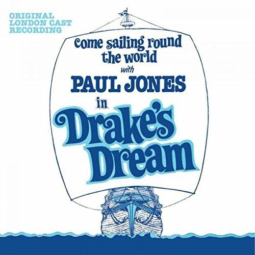 "Album cover with a ship's sail and blue ocean waves illustration."