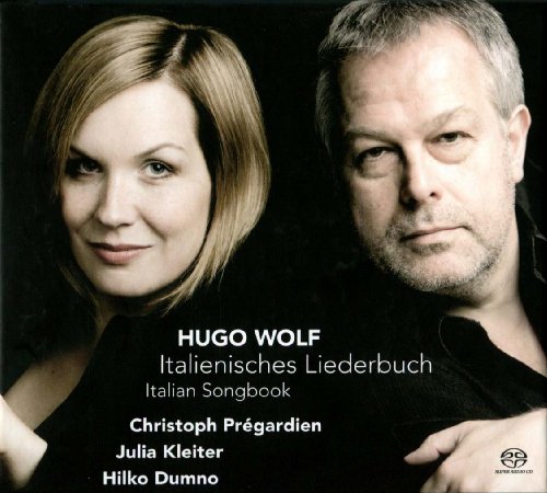 CD cover featuring a man and woman against a black background with white text.