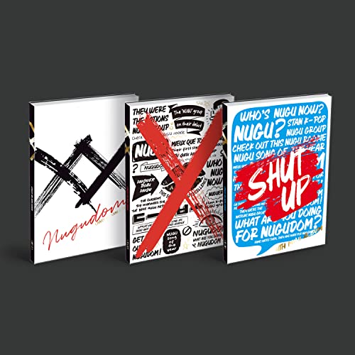 Three CD cases with bold text and red X markings on black backgrounds.