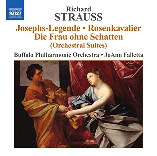 CD cover for Strauss’s Josephs-Legende, featuring classical painting detail.