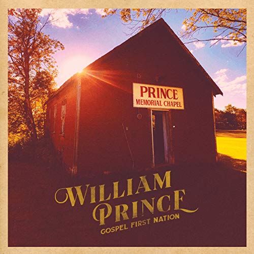 "Album cover featuring a chapel with 'Prince Memorial Chapel' sign, trees, and sunny sky."