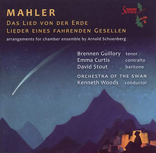 CD cover for Mahler’s “Das Lied von der Erde” with a comet image.